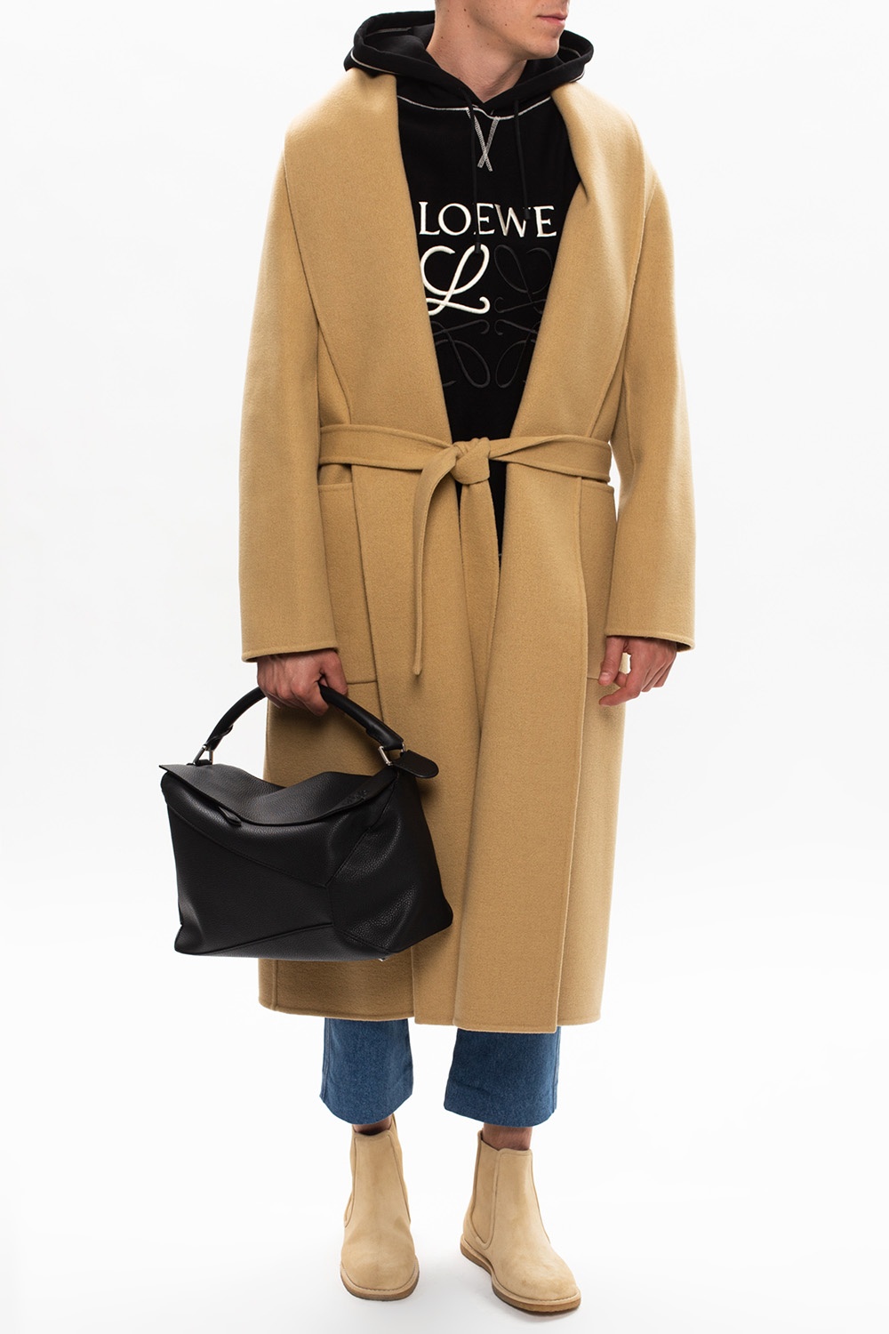 Loewe coat camel best sale